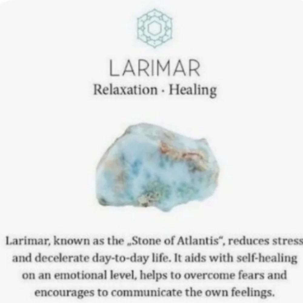 Larimar Gemstone 925 Sterling Silver Handmade Pendant Necklace - Picture 5 of 5